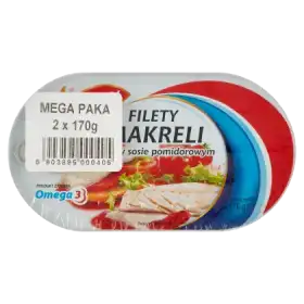 Graal Filety z makreli w sosie pomidorowym 2 x 170 g