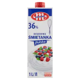 Mlekovita Śmietanka Polska deserowa 36 % 1 l