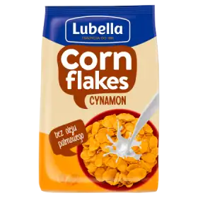 Lubella Corn Flakes Płatki kukurydziane cynamon 400 g