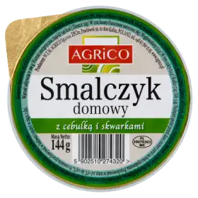 Agrico Smalczyk domowy z cebulką i skwarkami 144 g