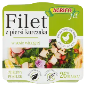 Agrico Fit Filet z piersi z kurczaka w sosie winegret 160 g