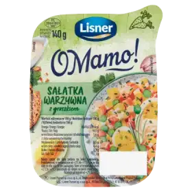 Lisner O Mamo! Sałatka warzywna z groszkiem 140 g