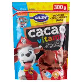 Gellwe Cacao Vitamin Napój kakaowy w proszku 300 g