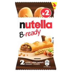 Nutella B-ready Wafelek z orzechami laskowymi i kakao oraz chrupkami 2 x 22 g