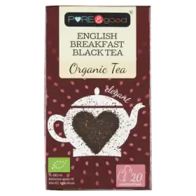 Pure&Good English Breakfast Ekologiczna herbata czarna 36 g (20 x 1,8 g)