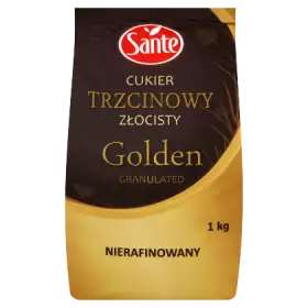 Sante Golden Granulated Cukier trzcinowy złocisty nierafinowany 1 kg