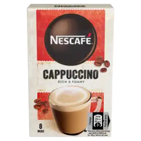 Nescafé Cappucicino Rozpuszczalny napój kawowy 120 g (8 x 15 g)
