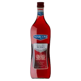 Marconi Rosso Aromatyzowany napój winny owocowy czerwony słodki 1,0 l