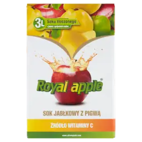 Royal apple Sok jabłkowy z pigwą 3 l