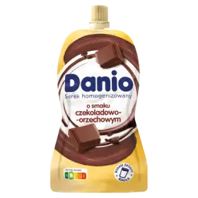 Danio Serek homogenizowany o smaku czekoladowo-orzechowym 140 g