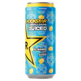 Rockstar Juiced El Mango Gazowany napój energetyzujący o smaku mango 500 ml