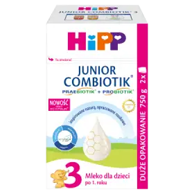 HiPP Junior Combiotik 3 Mleko dla dzieci po 1. roku 750 g (2 x 375 g)