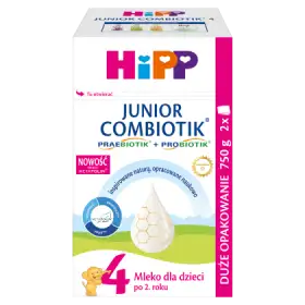 HiPP Junior Combiotik 4 Mleko dla dzieci po 2. roku 750 g (2 x 375 g)
