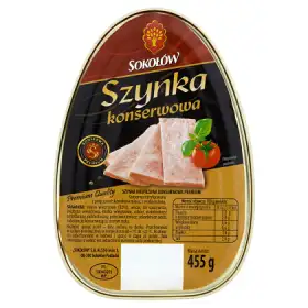 Sokołów Szynka konserwowa Premium 455 g