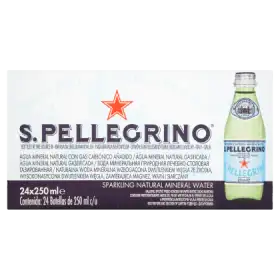 S.Pellegrino Naturalna woda mineralna gazowana 24 x 250 ml