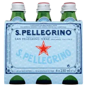 S.Pellegrino Naturalna woda mineralna gazowana 6 x 250 ml