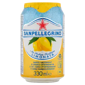 Sanpellegrino Limonata Napój gazowany o smaku cytrynowym 330 ml