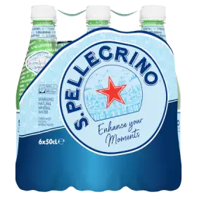 S.Pellegrino Naturalna woda mineralna gazowana 6 x 500 ml