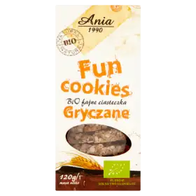 Ania Fun Cookies Bio fajne ciasteczka gryczane 120 g