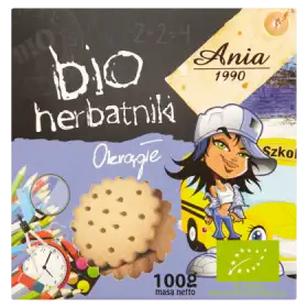Ania Bio herbatniki okrągłe 100 g