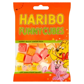 Haribo Funny Cubes Żelko-pianki 100 g
