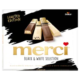 merci Black & White Selection Kolekcja czekoladek 240 g
