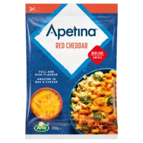 Arla Apetina Ser wiórkowany Red Cheddar 200 g