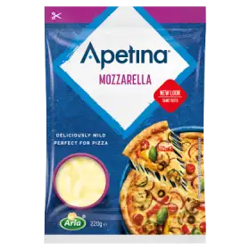 Arla Apetina Ser wiórkowany Mozzarella 220 g