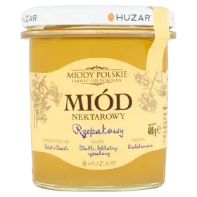 Huzar Miody polskie Miód nektarowy rzepakowy 400 g