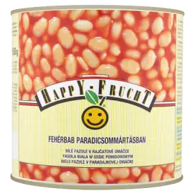 HAPPY FRUCHT Fasola biała w sosie pomidorowym 2650 g