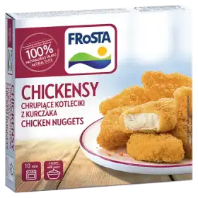 FRoSTA Chickensy Chrupiące kotleciki z kurczaka 250 g + sos 25 ml
