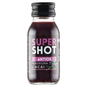 Purella Superfoods Supershot Antiox Napój niegazowany porzeczka + acai 60 ml