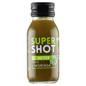 Purella Superfoods Supershot Detox Napój niegazowany imbir + moringa 60 ml