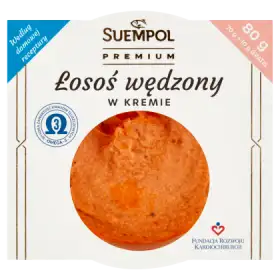 Suempol Premium Łosoś wędzony w kremie 80 g