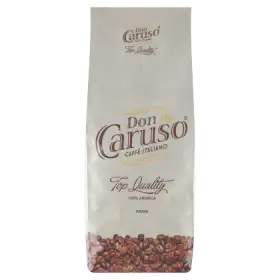 Don Caruso Top Quality Mieszanka kawy palone w ziarnach 100 % arabica 1000 g