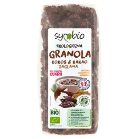 Symbio Ekologiczna granola jaglana kokos & kakao 350 g