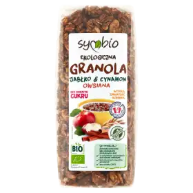 Symbio Ekologiczna granola owsiana jabłko & cynamon 350 g