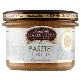 Kuchnia Staropolska Premium Pasztet z indykiem 160 g