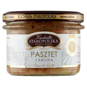 Kuchnia Staropolska Premium Pasztet z kaczką 160 g