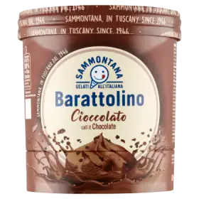 Sammontana Barattolino Lody czekoladowe z płatkami czekolady 800 ml