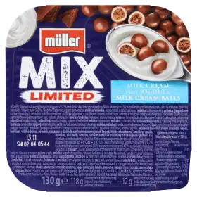Müller Mix Jogurt mleczno-kremowy z kulkami zbożowymi 130 g
