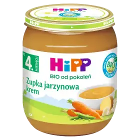 HiPP BIO Zupka jarzynowa krem po 4. miesiącu 125 g