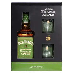 Jack Daniel's Apple Likier 700 ml i 2 szklanki