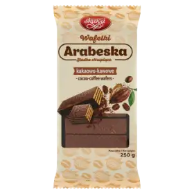 Wadowice Skawa Wafelki Aabeska kakaowo-kawowe 250 g
