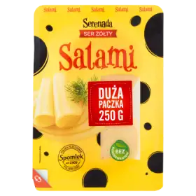 Serenada Ser żółty salami 250 g