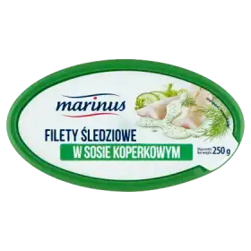 Marinus Filety śledziowe w sosie koperkowym 250 g
