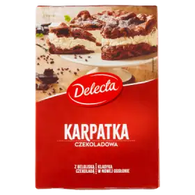 Delecta Karpatka czekoladowa mieszanka do wypieku ciasta 218 g