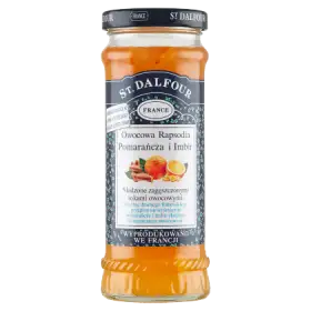 St. Dalfour Owocowa Rapsodia Produkt owocowy pomarańcza i imbir 284 g