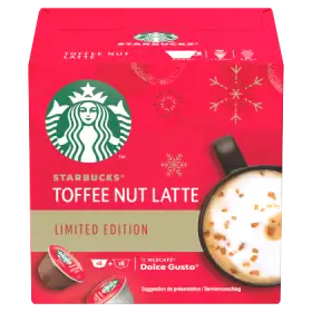 Starbucks Toffee Nut Latte Kawa w kapsułkach 127,8 g (6 x 15,8 g 6 x 5,5 g)