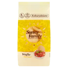 Sunny Family Wafle zbożowe kukurydziane 45 g